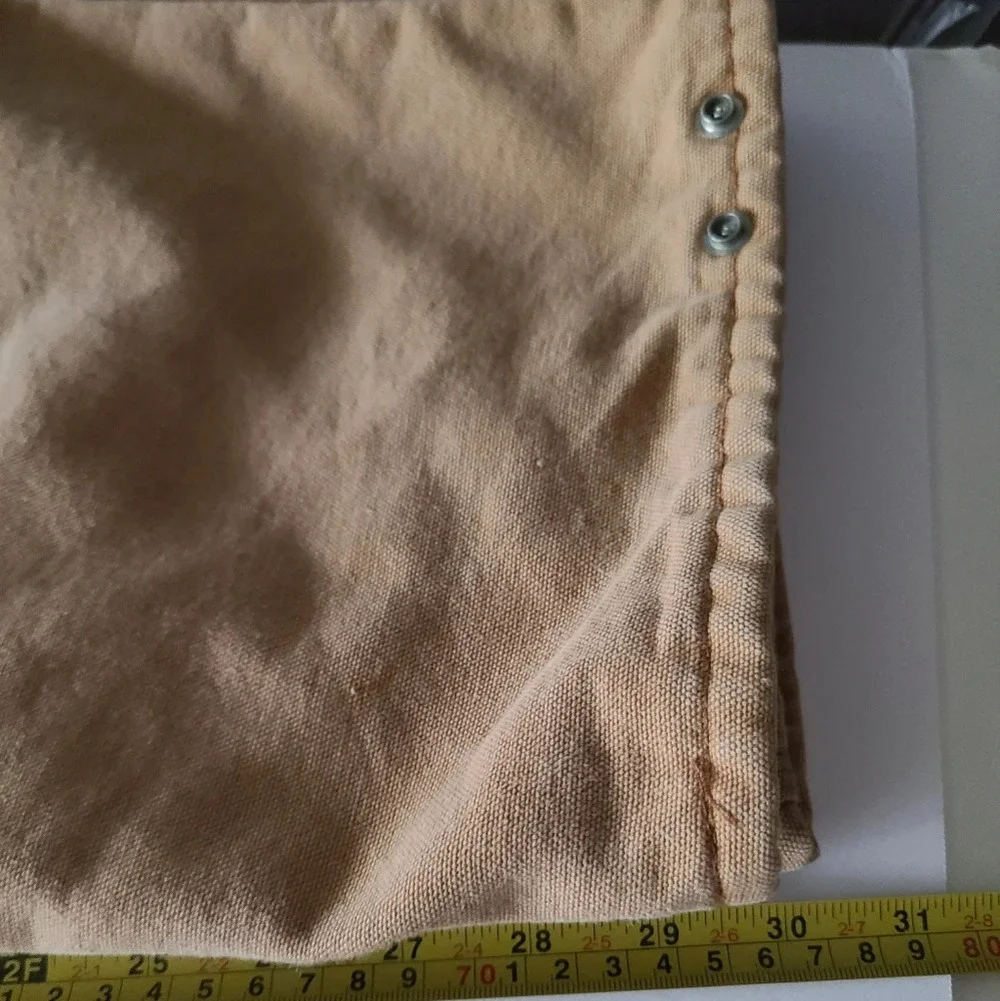 Carhartt Vintage tan Utility work pants quilted lined canvas sz.46×32